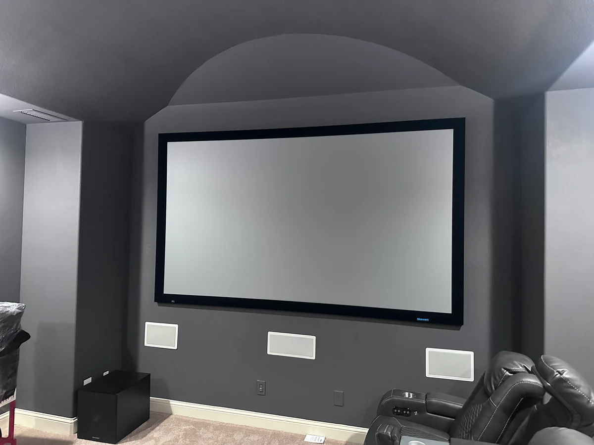TRUST TV MOUNTING & HOME SOLUTIONS home cinema installation photo 4 in McKinney, TX