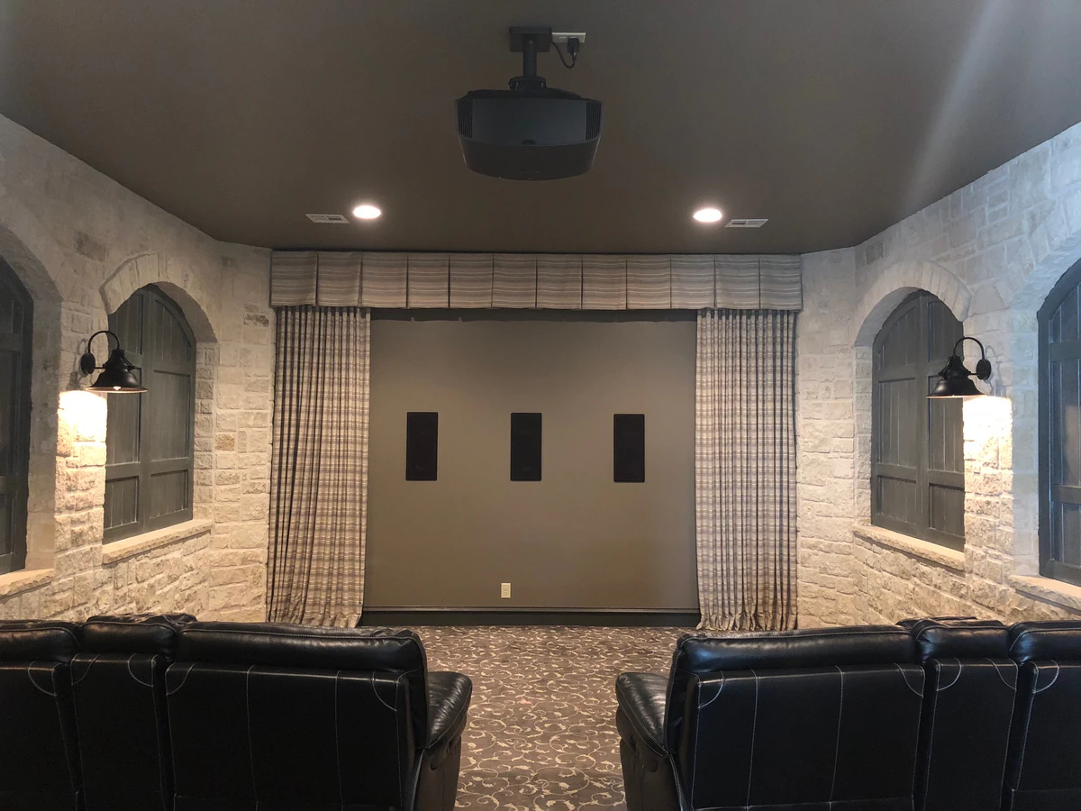 Tulsa Smart Home Solutions home cinema installation photo 2 in Tulsa, OK