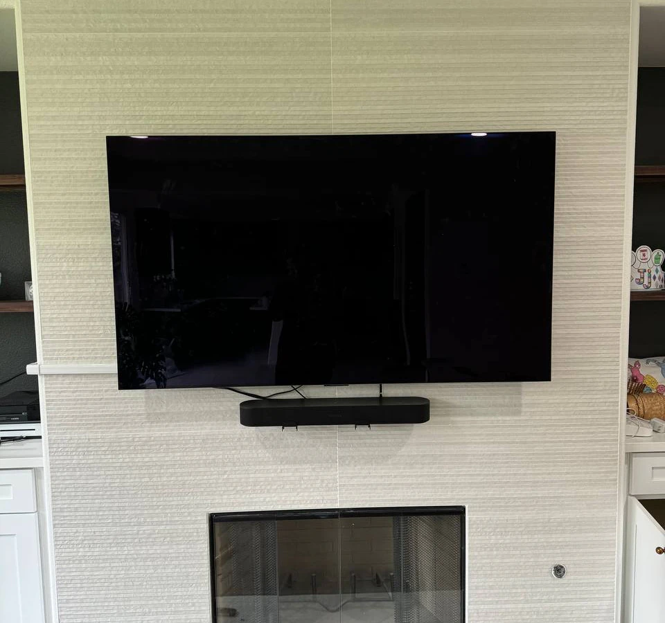 Tv Mount Master Carlsbad home cinema installation photo 4 in Vista, CA