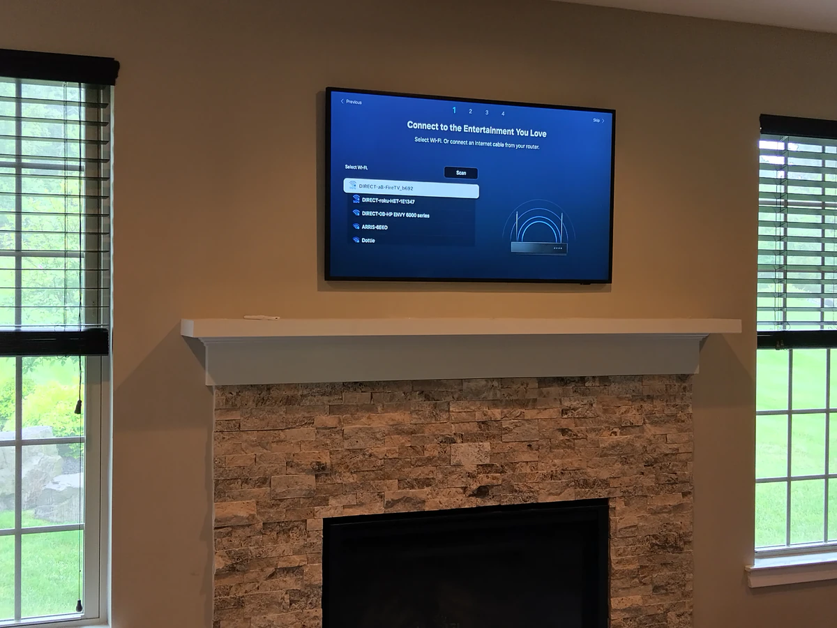 TV Mount Now home cinema installation photo 2 in Quakertown, PA