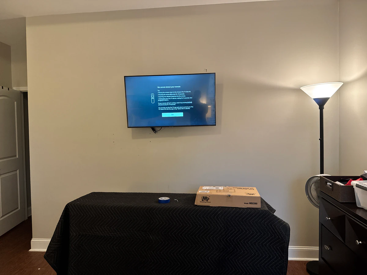 TV Mounting Columbia home cinema installation photo 3 in West Columbia, SC