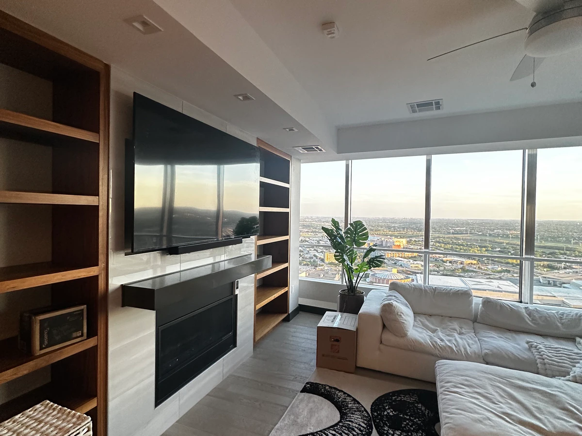 TV Mounting DFW LLC home cinema installation photo 4 in Dallas, TX