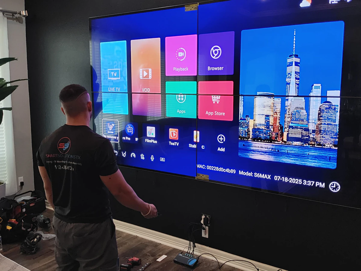 TV Mounting Pro Central TX LLC home cinema installation photo 3 in Nolanville, TX