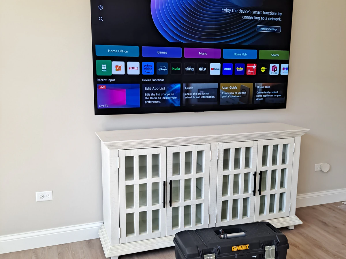 TV Mounting Same Day LLC home cinema installation photo 3 in Aurora, IL