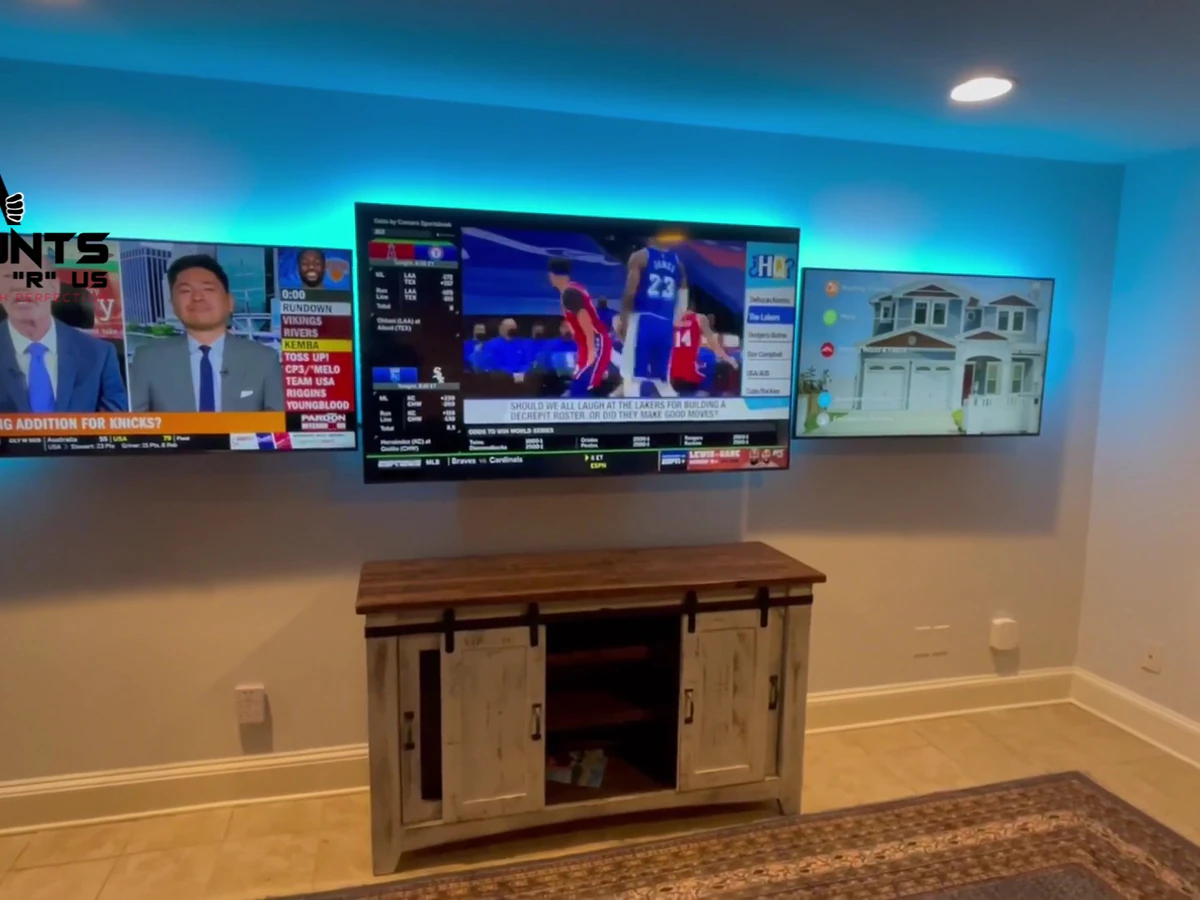 Tv Mounts R Us home theater installation photo 2 in Greenville, NC