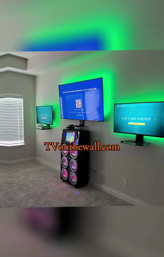 TV On The Wall – TV Mounting & AV Installation home cinema installation photo 2 in San Antonio, TX