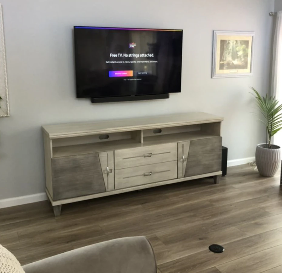 TV On The Wall – TV Mounting & AV Installation home cinema installation photo 4 in San Antonio, TX