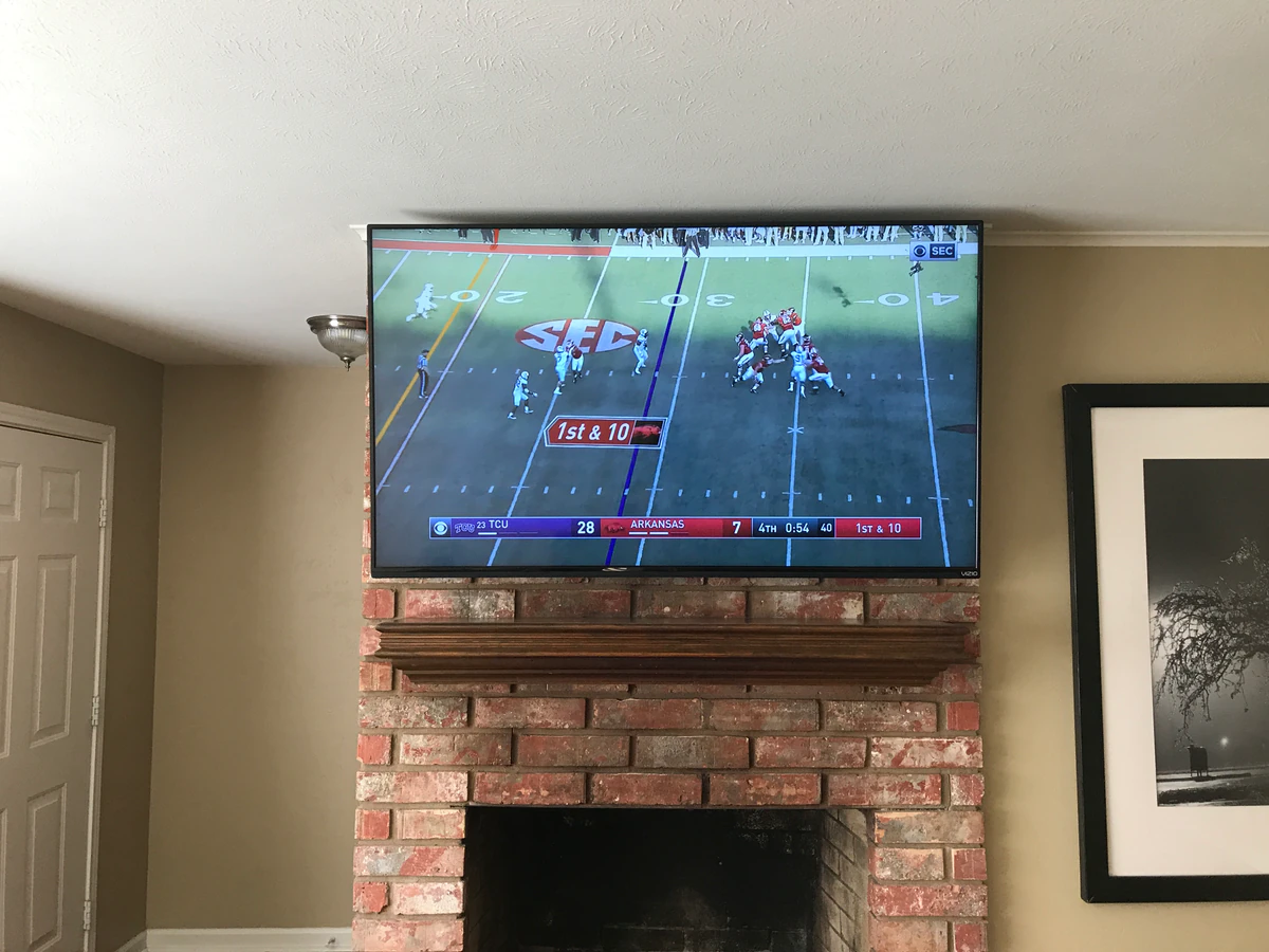 TV wizard's home cinema installation photo 2 in Longview, TX