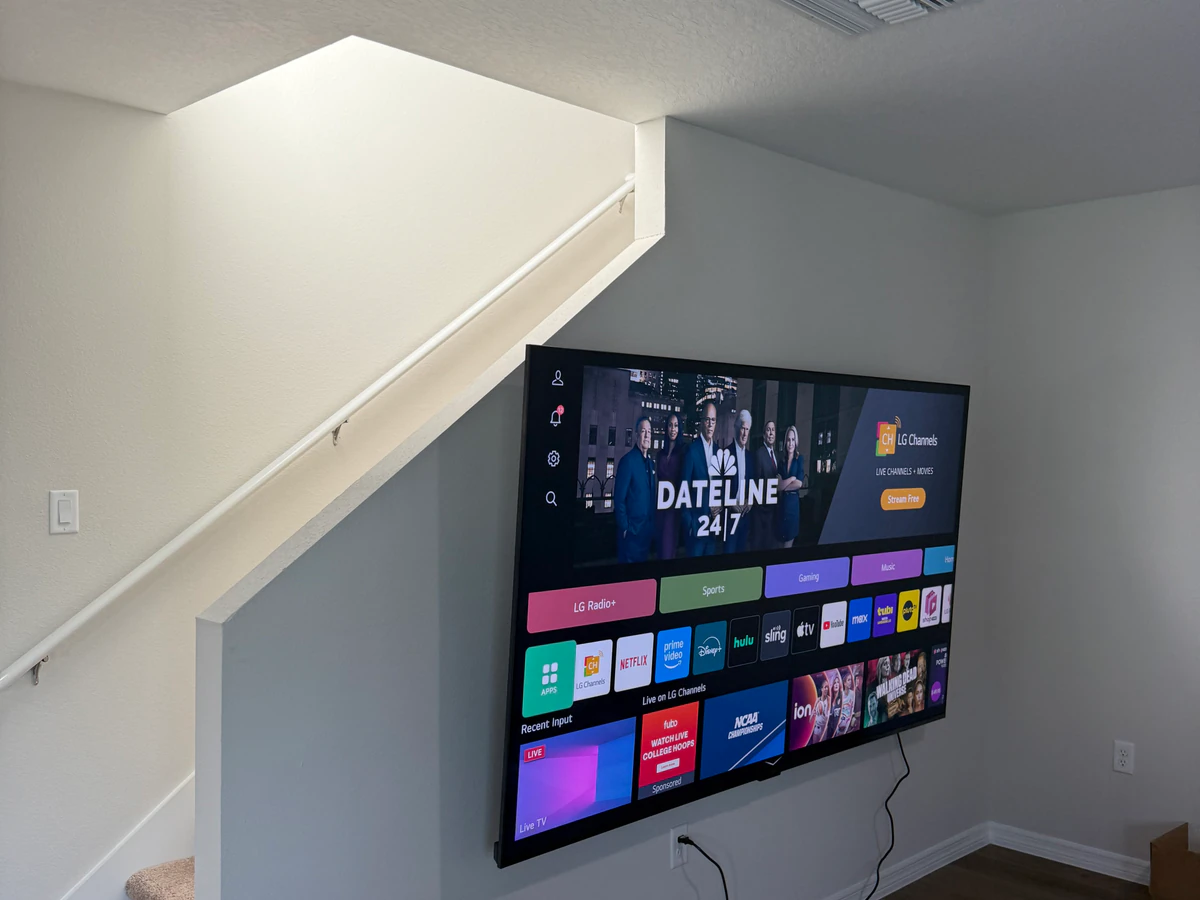 TVPRO mounting home cinema installation photo 4 in Orlando, FL
