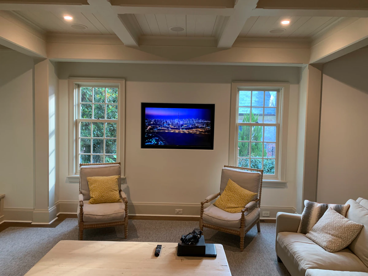 Unique Audio Video Solutions llc home cinema installation photo 2 in Dallas, NC