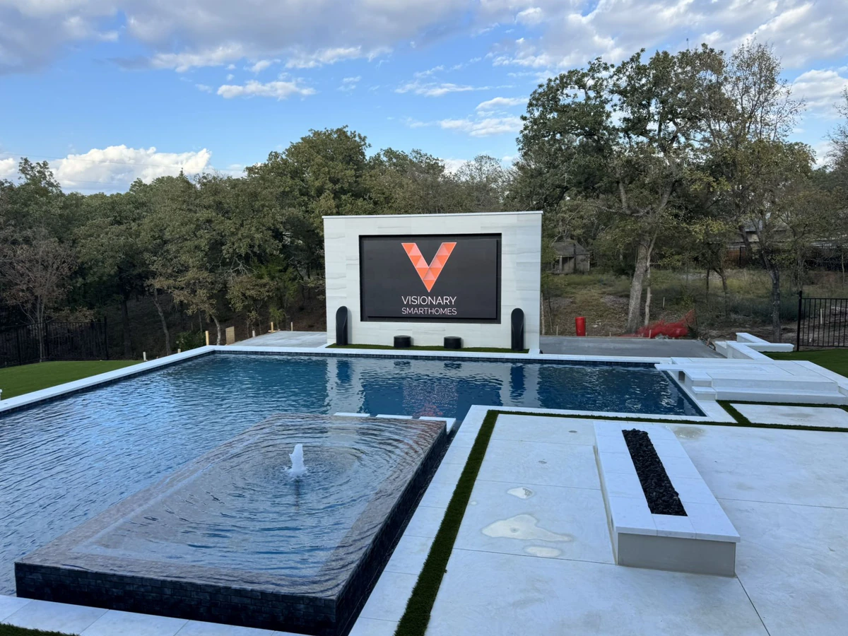 Visionary Smarthomes home cinema installation photo 3 in Fort Worth, TX