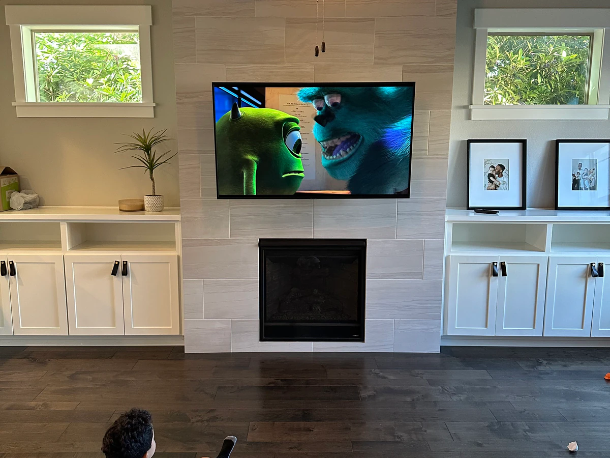 Vizion Tv Mounting - Same Day Installation home cinema installation photo 4 in Brightwood, OR