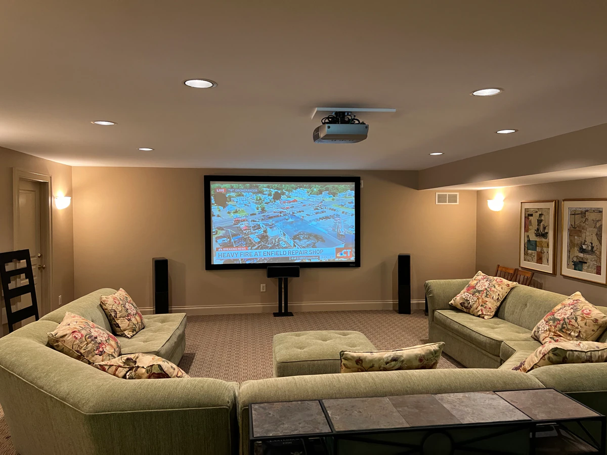 Wa/ve Sound and Security.llc — Home Cinema Installation in Waterbury, CT