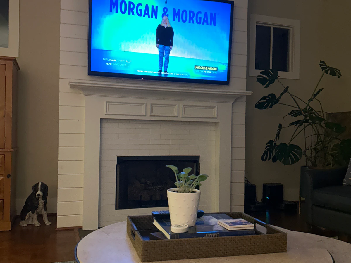 We Mount TVs home cinema installation photo 2 in Hoover, AL