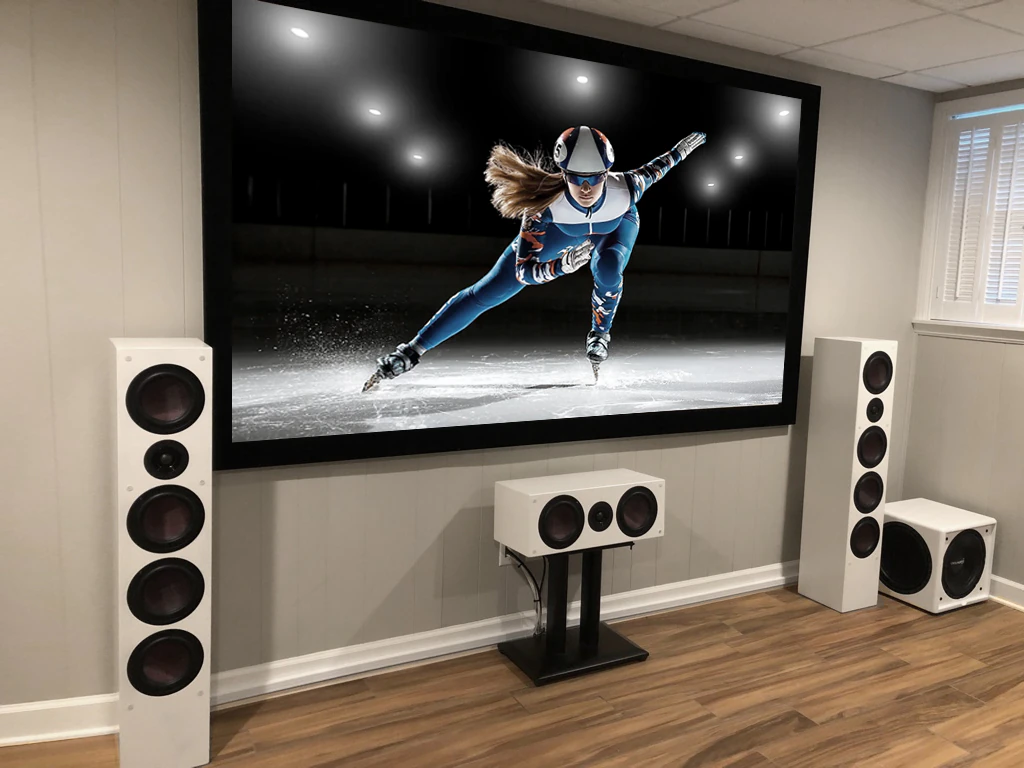 We Mount TVs home cinema installation photo 3 in Hoover, AL
