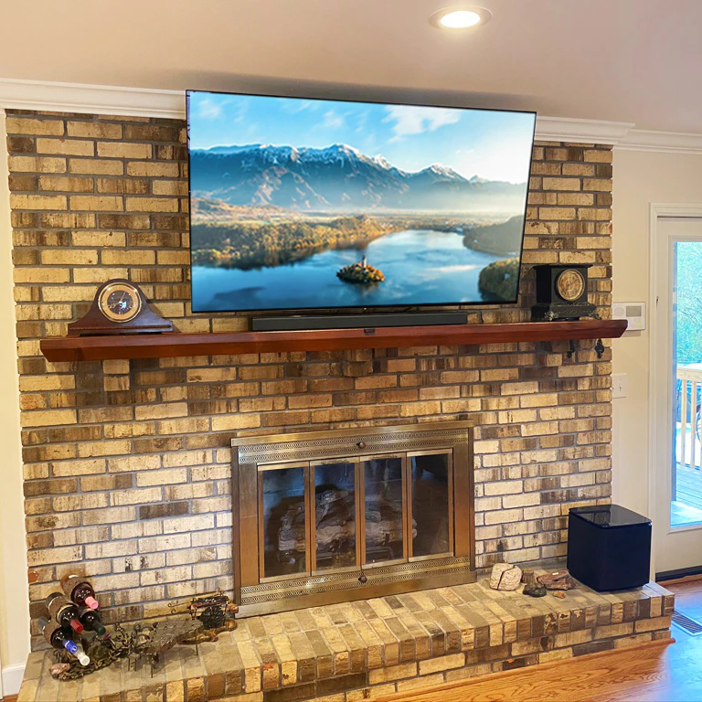 We Mount TVs home cinema installation photo 4 in Hoover, AL